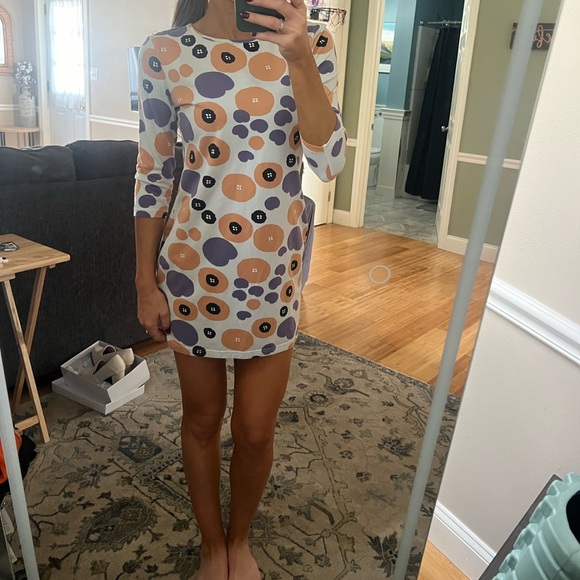 Marimekko basic dress with great colors and pattern - Picture 1 of 7